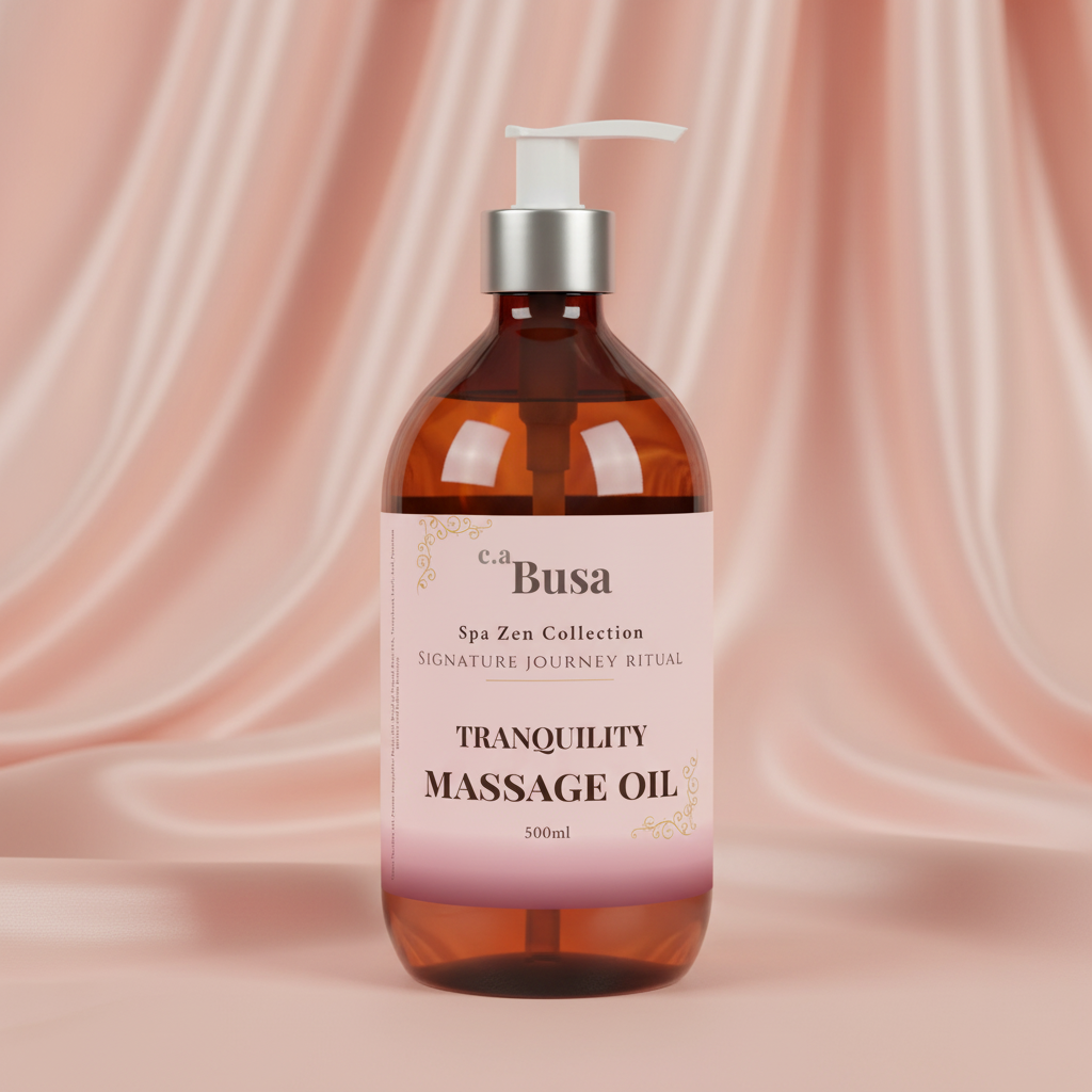 c.aBusa Tranquility Massage Oil - Silver Pump