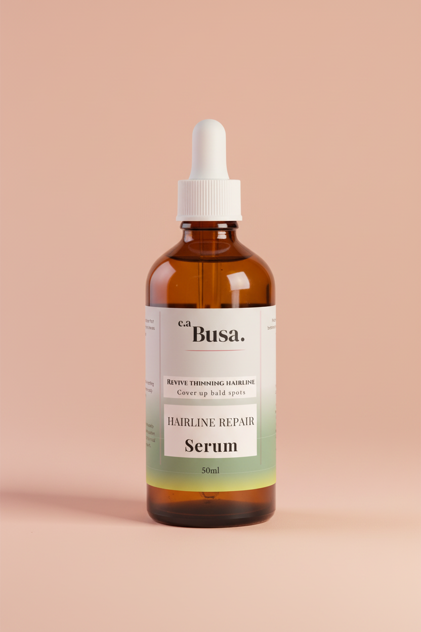 c.aBusa Hairline Repair Serum – White Dropper Lid