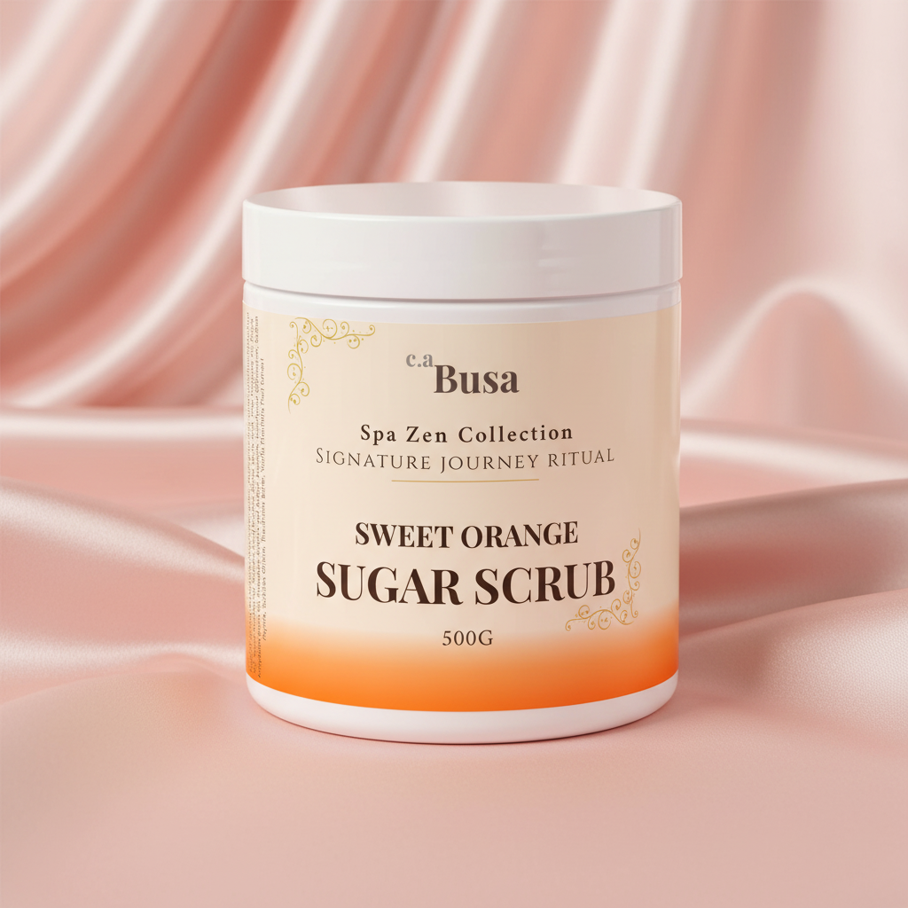 c.aBusa Sweet Orange Sugar Scrub Jar