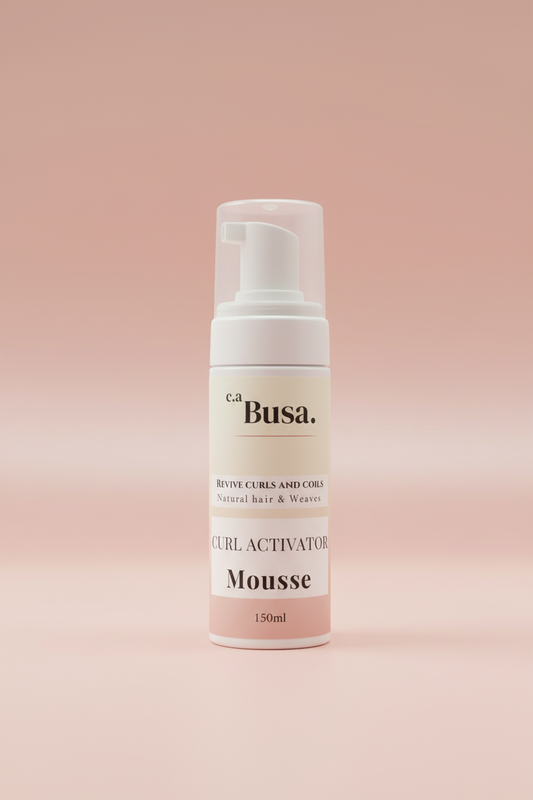 Curl Activator Mousse with Label – Peachy Pink