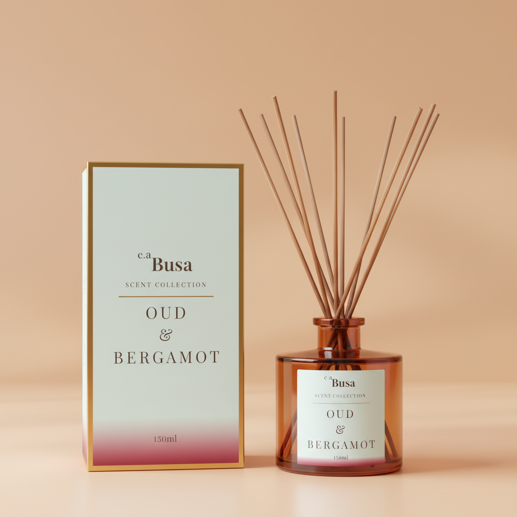 Oud & Bergamot Box & Diffuser Set